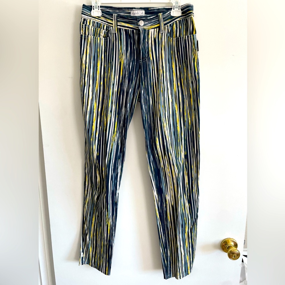Agnes b striped pants